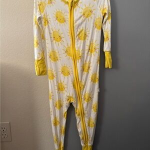 Little Sleepies Yellow Sunburst Kids Footie